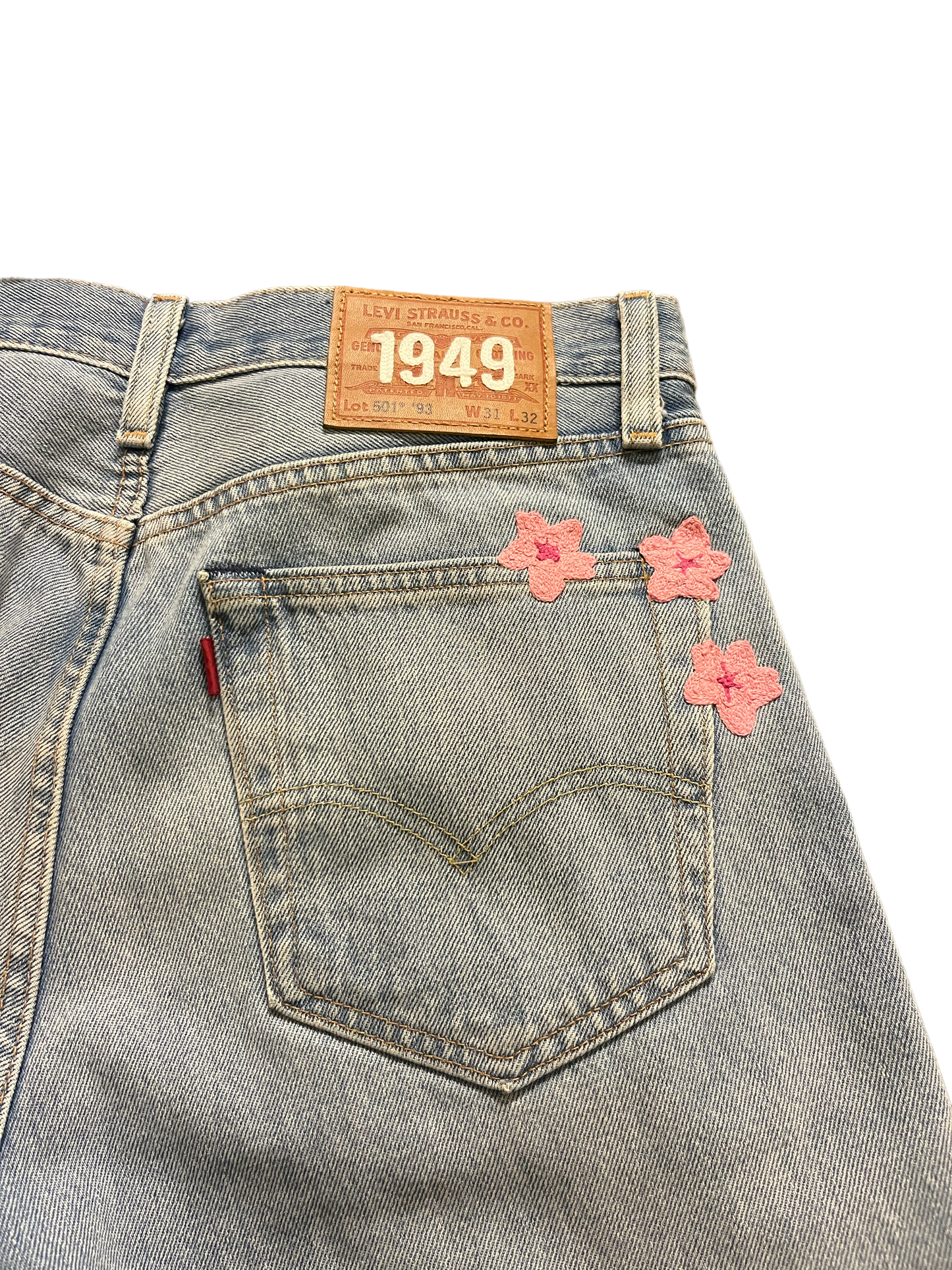 CHERRY BLOSSOM 501 JEANS